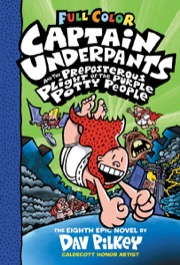 Cover of Captain Underpants and the Preposterous Plight of the Purple Potty People