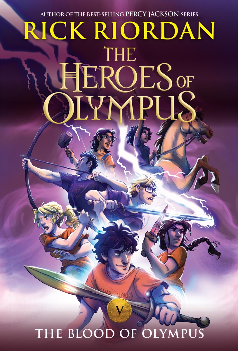 Cover of The Blood of Olympus (Heroes of Olympus Book 5)